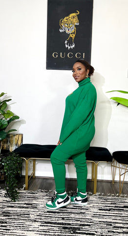 Arman Sleek 3 Piece Sweater Set ( Green) Arman Sleek 3 Piece Sweater Set ( Green)