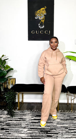 Mickey Mouse Crew Hooded 2 Piece Set (Nude) Mickey Mouse Crew Hooded 2 Piece Set (Nude)