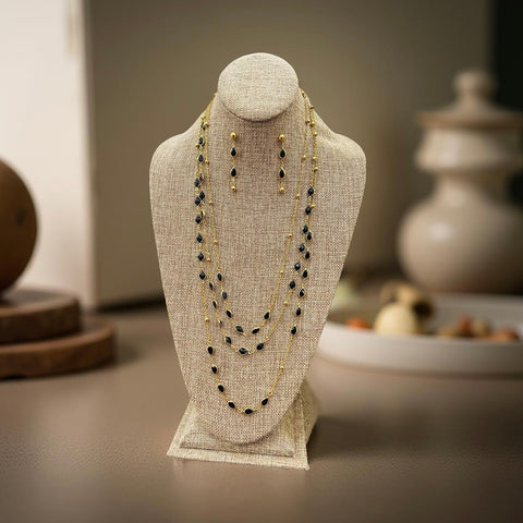 Miyava Multi Gold long Necklace set