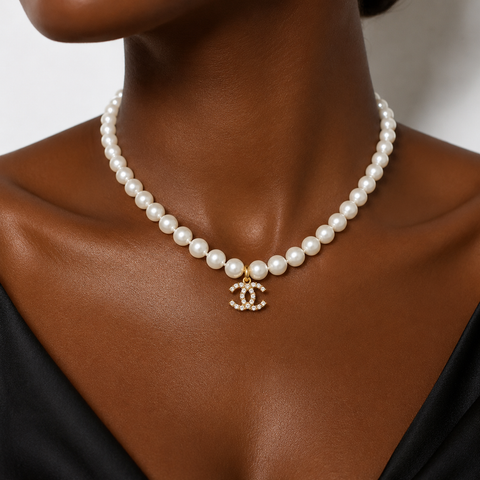 Elarisse Pearl Crest Necklace