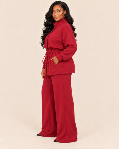 The Off-Duty Luxe Athleisure Two-Piece Set