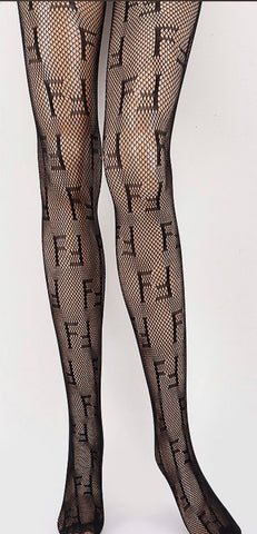 Farah Icon Fishnet Stocking Tights (Black)