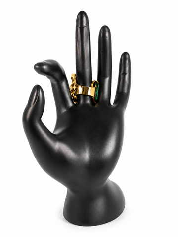 SOLARA Mosaic Cocktail Statement Ring