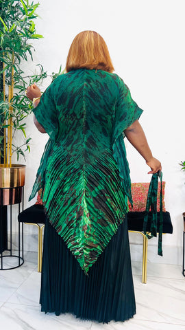 PRE-ORDER E.T.A. 1/04 ATHENS MIYAKE MICRO PLEAT 3 PIECE PANT SET ( Green )