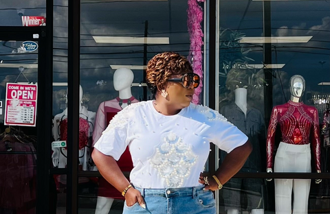 Regal Pearl Crest Tee shirt Top