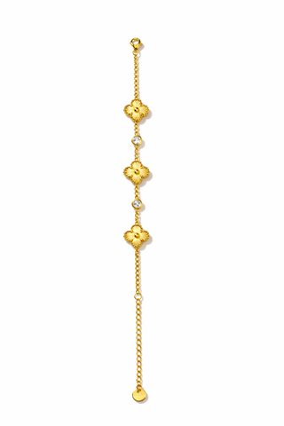 Golden Clover Grace Stoned Bracelet