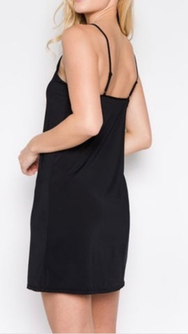 SABLE SLIP DRESS (Black)