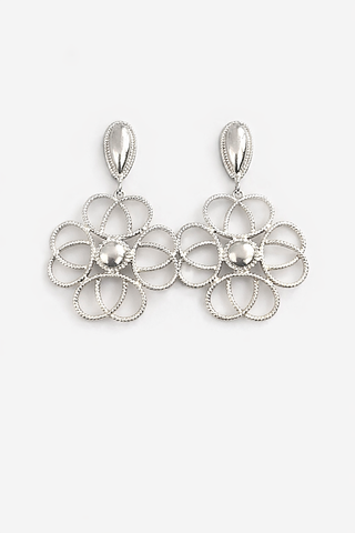 Elysara Drop Earrings (Silver)
