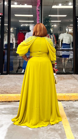 CITRON SEQUIN OCCASION MAXI DRESS
