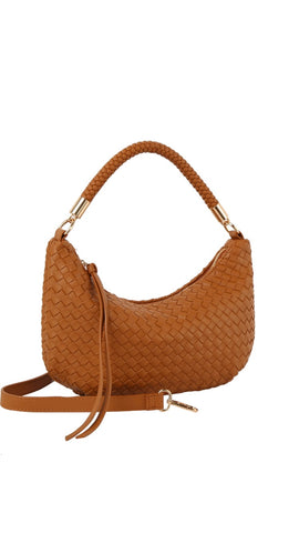 NOMAD WOVEN HOBO BAG (Coffee)