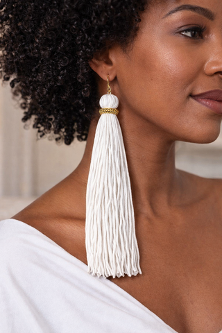 Talia Cascade Tassel Earrings