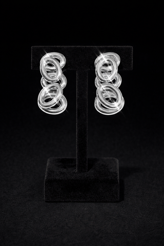 Elysian Link Statement Stud Earrings