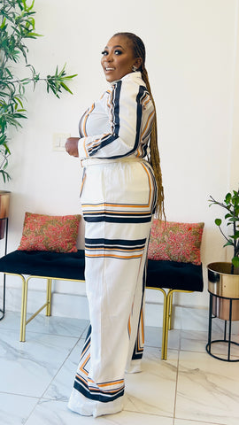 THE LUXE GEOMETRY SHIRT / PANT SET