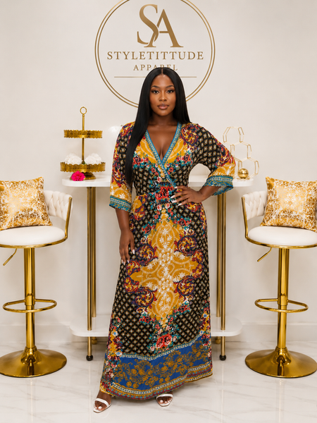 kivari valencia spot maxi dress Mosaic Print V-Neck Cotton – styletittudeapparelusa Color:Shiny Fucshia saletab Blue Eyed Yonder DIY: