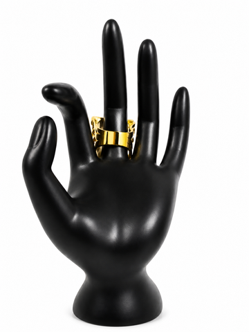 SOLARA Mosaic Cocktail Statement Ring