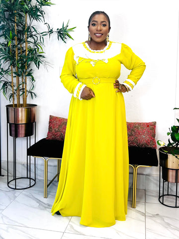 Azaria Floral Embellished Maxi Dress