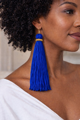 Talia Cascade Tassel Earrings