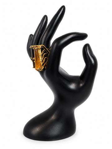 SOLARA Mosaic Cocktail Statement Ring