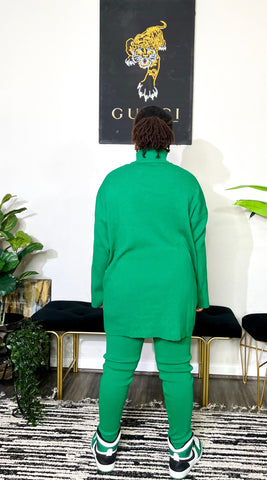 Arman Sleek 3 Piece Sweater Set ( Green)
