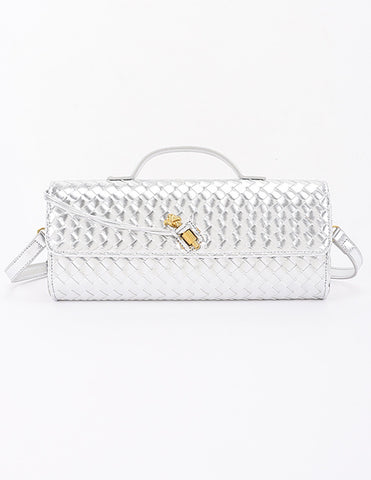 The Signature No.5 Woven Clutch