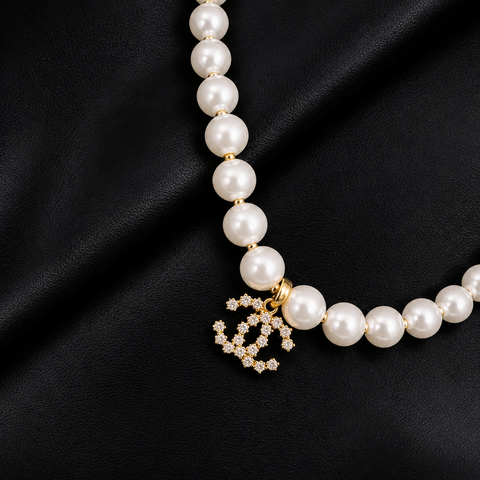 Elarisse Pearl Crest Necklace