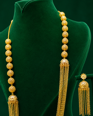 The NUBIA Luxe Tassel Jewelry Set - Gold