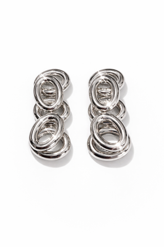 Elysian Link Statement Stud Earrings