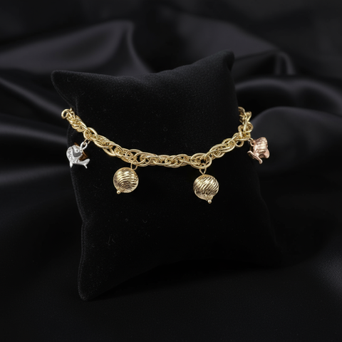 NEEYA CHUNKY CHARM BRACELET