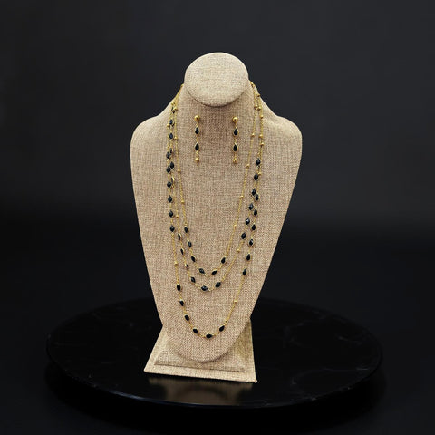 Miyava Multi Gold long Necklace set