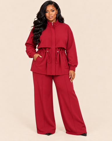 The Off-Duty Luxe Athleisure Two-Piece Set