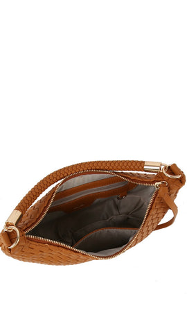 NOMAD WOVEN HOBO BAG (Coffee)