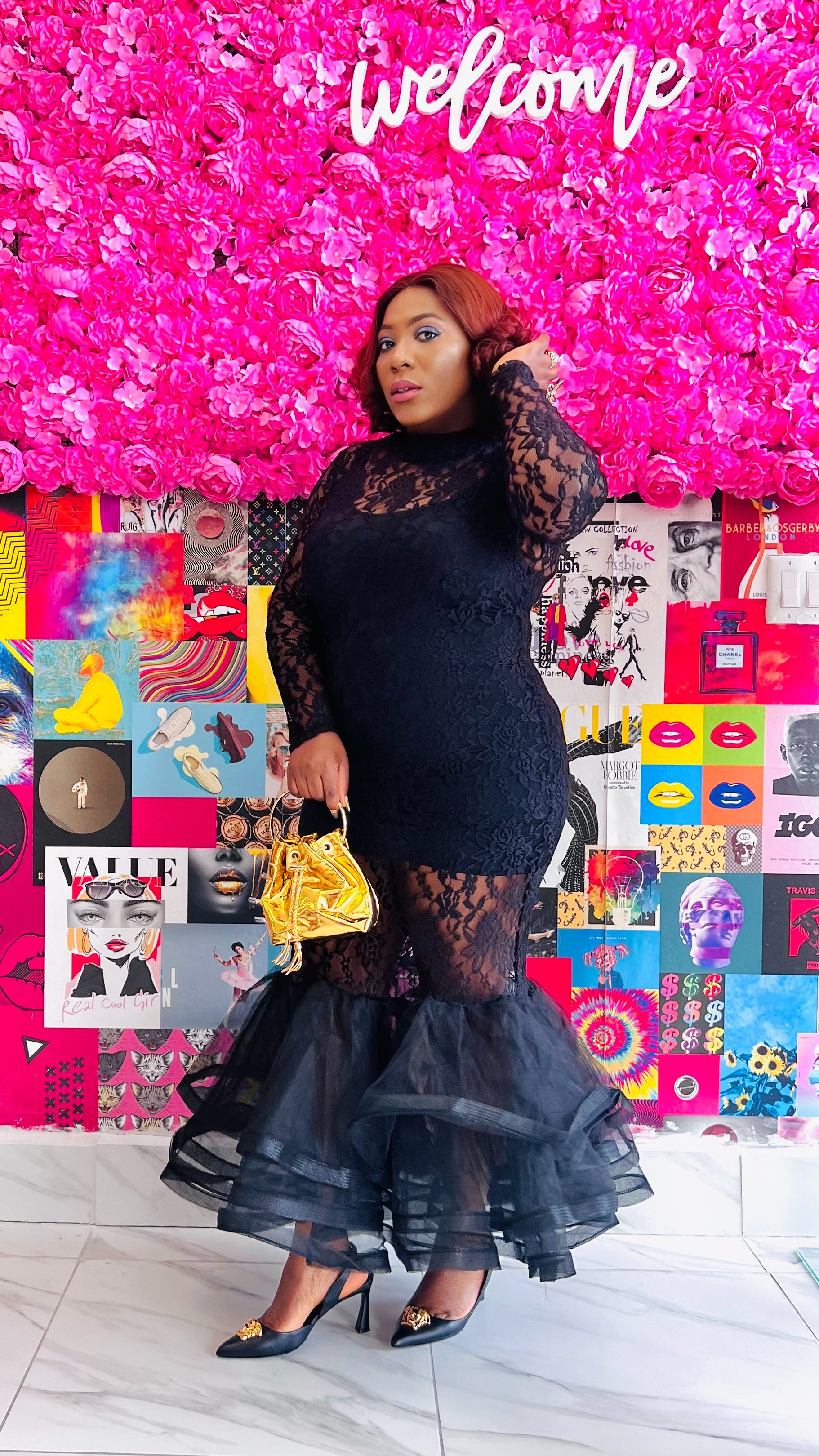 EVALINA LACE BODYCON LONG SLEEVE TULLE MIDI DRESS (Black) styletittudeapparelusa EVALINA LACE BODYCON LONG SLEEVE TULLE MIDI DRESS (Black) styletittudeapparelusa