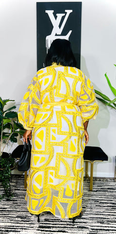 Queenette Brocade Organza  Exclusive 3 Piece Dress