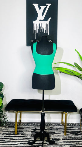 CHILL CUTE KNIT CORSET TOP
(Green)