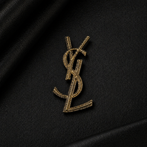 GOLD MATTE BROOCH PIN