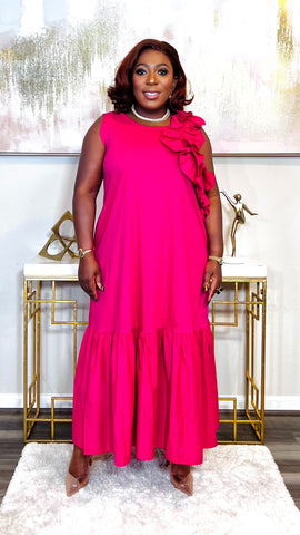 Valeria Ruffle Tiered Maxi Dress  styletittudeapparelusa