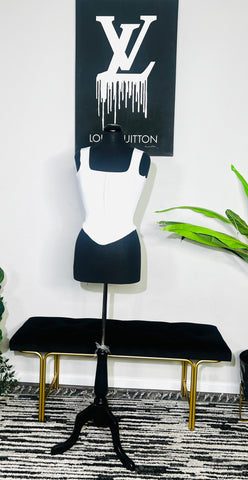 CHILL CUTE SWEATER CORSET TOP (white)