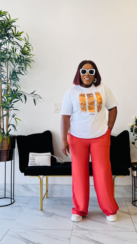NEW BEGINNING ROSE GOLD FOIL PRINT TEE SHIRT TOP