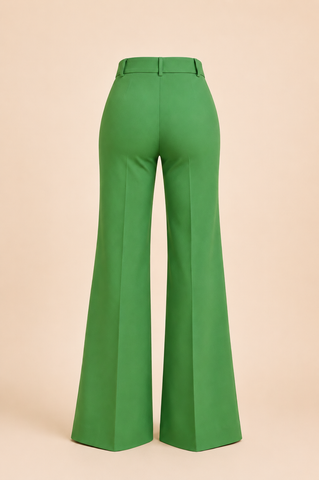 Miss Professional Structured Bootcut Pant - Light Olive