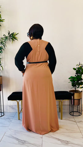 CASSIDY EXCLUSIVE BELTED MAXI DRESS