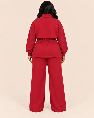 The Off-Duty Luxe Athleisure Two-Piece Set