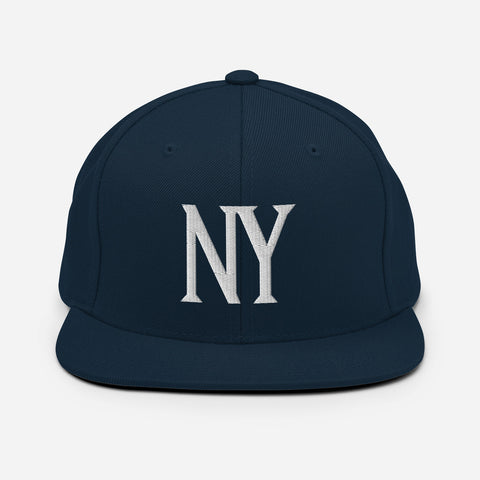 NY CITY WOVEN GRAPHIC BASEBALL FACE-CAP HAT
