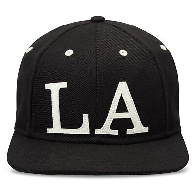 LA CITY WOVEN GRAPHIC BASEBALL FACE-CAP HAT