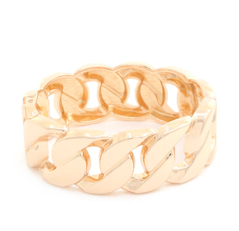 LOVELYN CUBAN METAL BRACELET