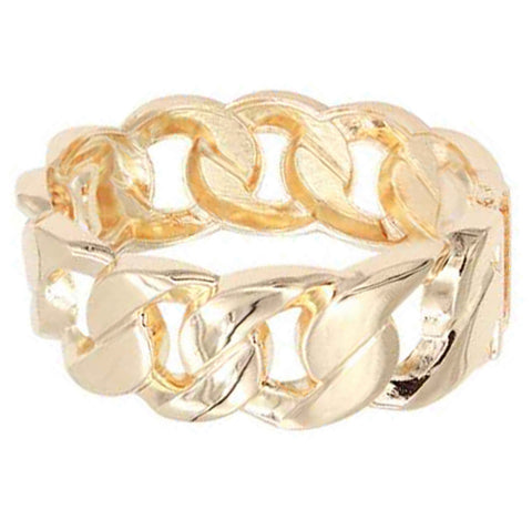 LOVELYN CUBAN METAL BRACELET