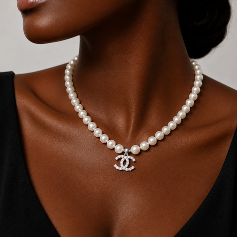Elarisse Pearl Crest Necklace