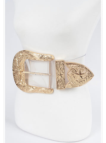 MEGG OVERSIZED BUCKLE PLUS SIZE BELT