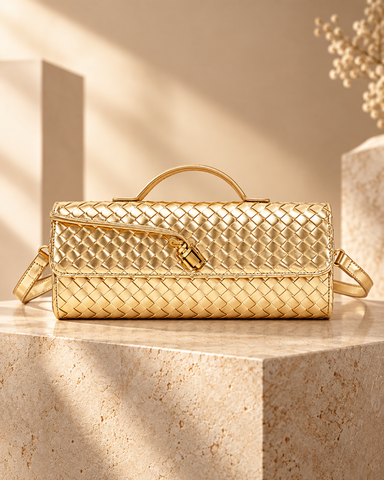 The Signature No.5 Woven Clutch