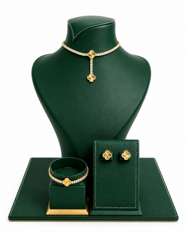 RONIE Crystal Baguette Jewelry Set