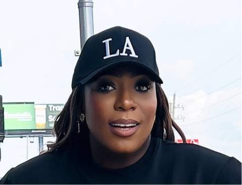 LA CITY WOVEN GRAPHIC BASEBALL FACE-CAP HAT